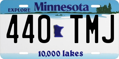 MN license plate 440TMJ