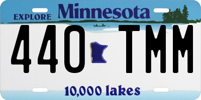MN license plate 440TMM
