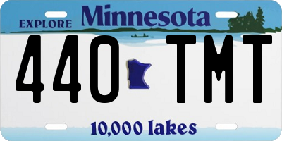 MN license plate 440TMT