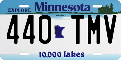MN license plate 440TMV