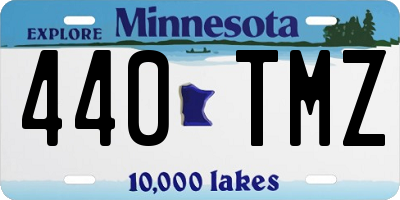 MN license plate 440TMZ