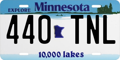 MN license plate 440TNL