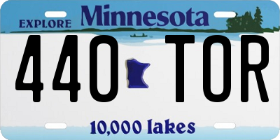 MN license plate 440TOR