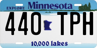 MN license plate 440TPH