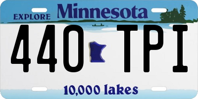MN license plate 440TPI