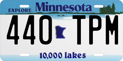 MN license plate 440TPM