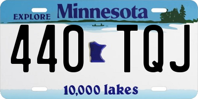 MN license plate 440TQJ