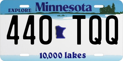 MN license plate 440TQQ