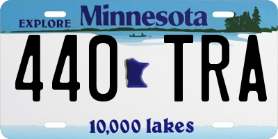 MN license plate 440TRA