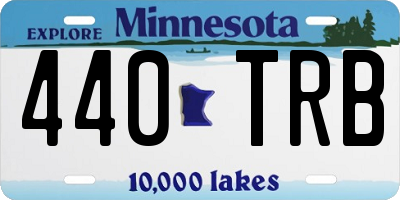 MN license plate 440TRB