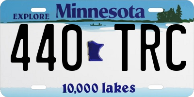 MN license plate 440TRC