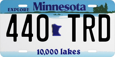 MN license plate 440TRD