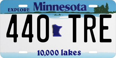 MN license plate 440TRE