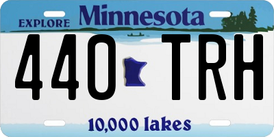 MN license plate 440TRH