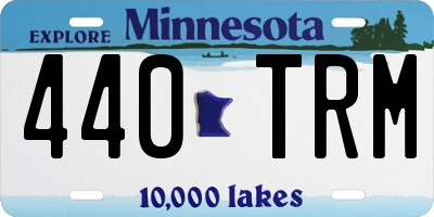MN license plate 440TRM