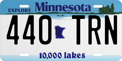 MN license plate 440TRN
