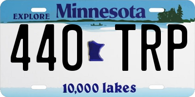 MN license plate 440TRP