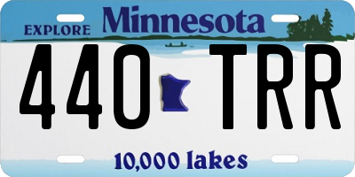 MN license plate 440TRR