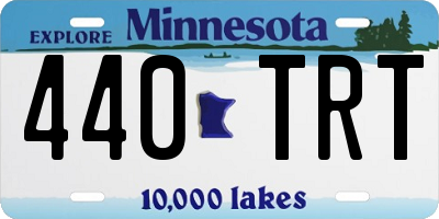 MN license plate 440TRT