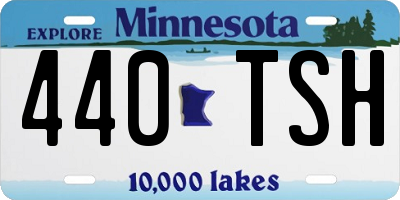 MN license plate 440TSH