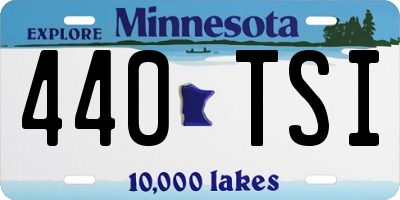 MN license plate 440TSI
