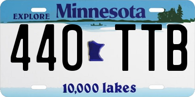 MN license plate 440TTB