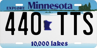MN license plate 440TTS