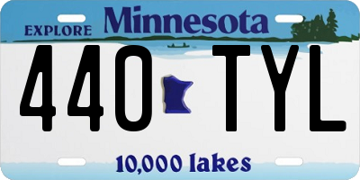 MN license plate 440TYL