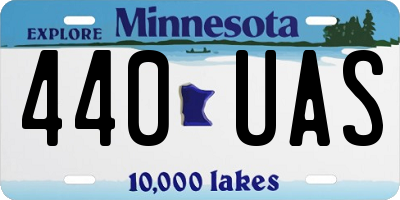 MN license plate 440UAS