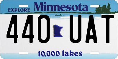MN license plate 440UAT