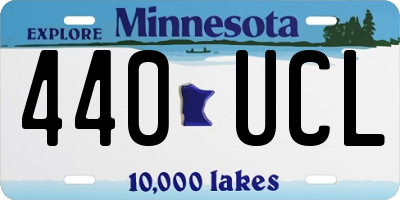 MN license plate 440UCL