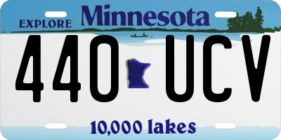 MN license plate 440UCV