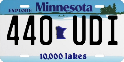 MN license plate 440UDI