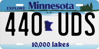 MN license plate 440UDS