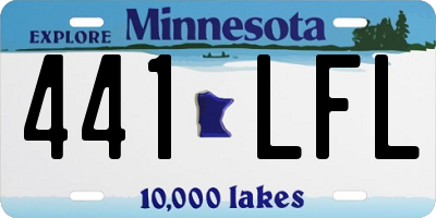 MN license plate 441LFL