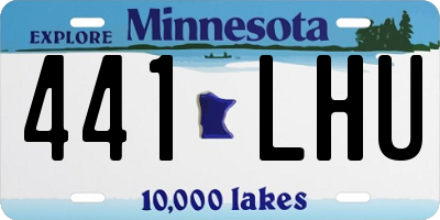 MN license plate 441LHU