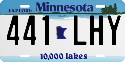 MN license plate 441LHY