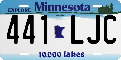 MN license plate 441LJC