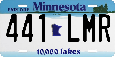 MN license plate 441LMR