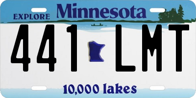 MN license plate 441LMT