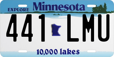 MN license plate 441LMU