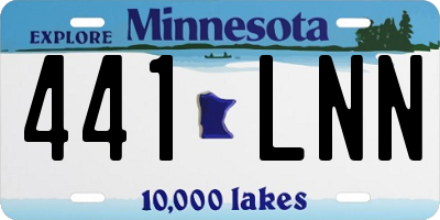 MN license plate 441LNN