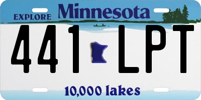 MN license plate 441LPT