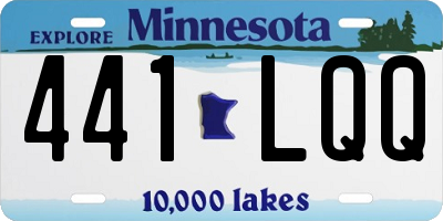 MN license plate 441LQQ