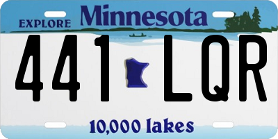 MN license plate 441LQR