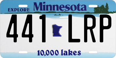 MN license plate 441LRP