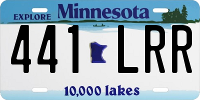MN license plate 441LRR