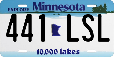 MN license plate 441LSL