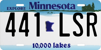 MN license plate 441LSR