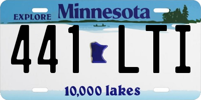 MN license plate 441LTI